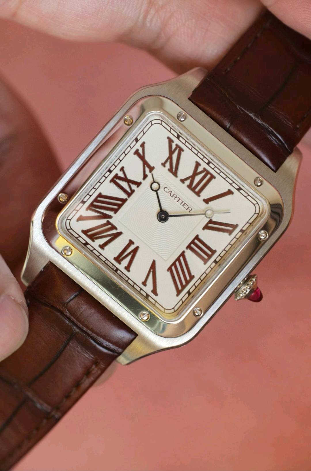 Cartier Santos Dumont 96054 Yellow gold White 1985 | Dealer