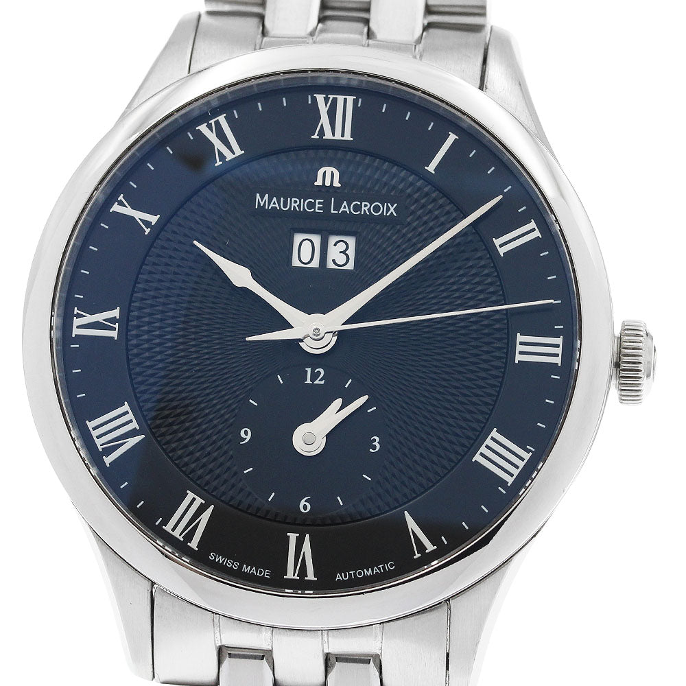 Maurice Lacroix ステンレススチール 自動巻き 時計 Maurice Lacroix Pontos Day Date 09329 Stainless steel Silver 1998