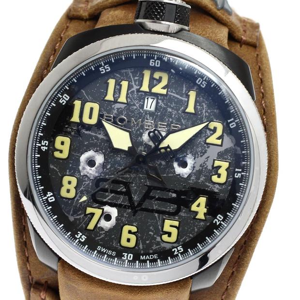 ボンバーグ BOMBERG BS45H3SP.VPI-1.3 BOLT-68 パイロットヴィンテージ デイト クォーツ メンズ 箱・保証書付き_881562 Bomberg Bolt 68 BS45H3SP.VPI-1.3 Stainless steel Gray | Dealer