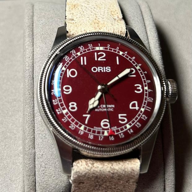 Oris Big Crown 01 754 7741 4068-07 5 20 50 Stainless steel Red