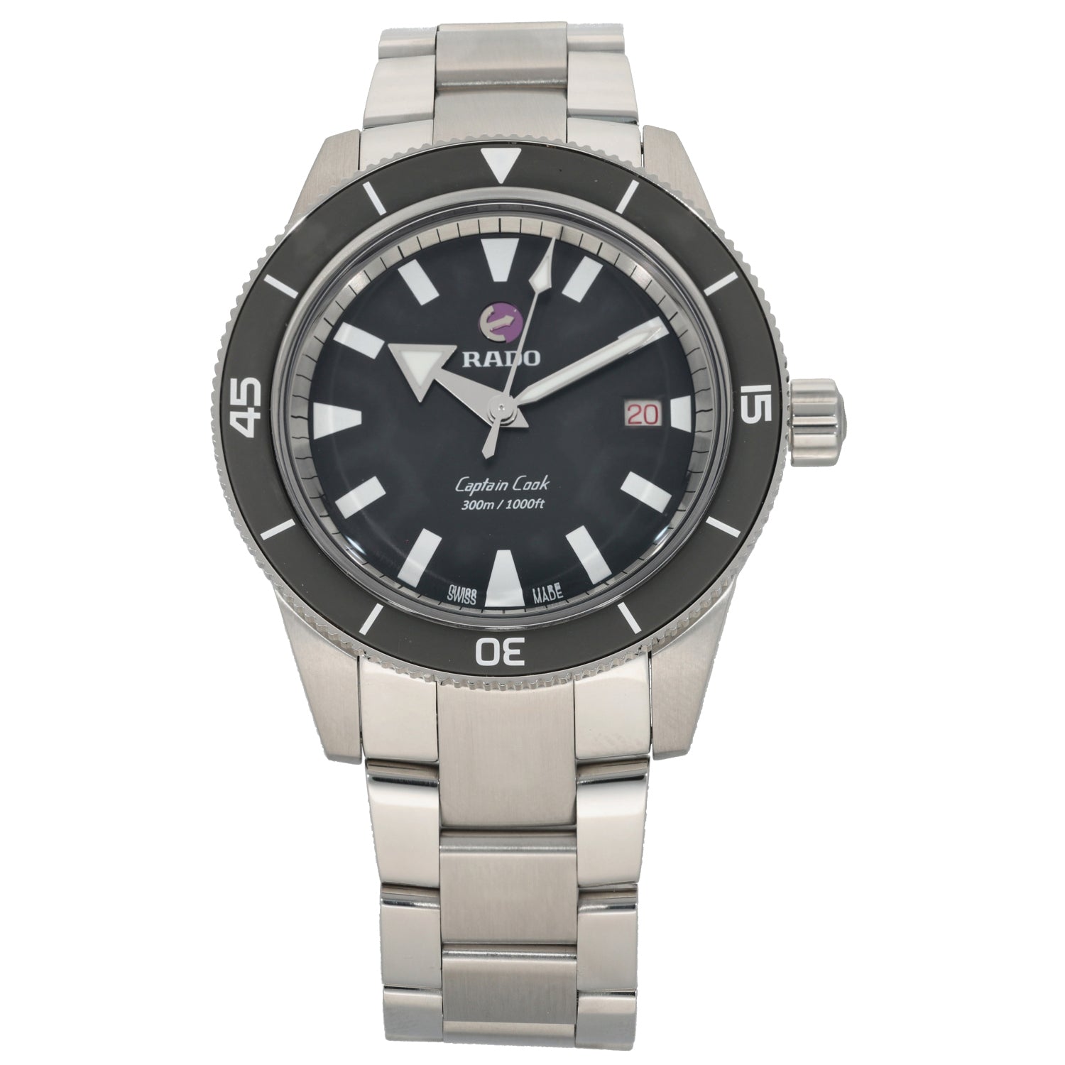 Rado Captain Cook 763.6105.3.001 Stainless steel Gray | Dealer