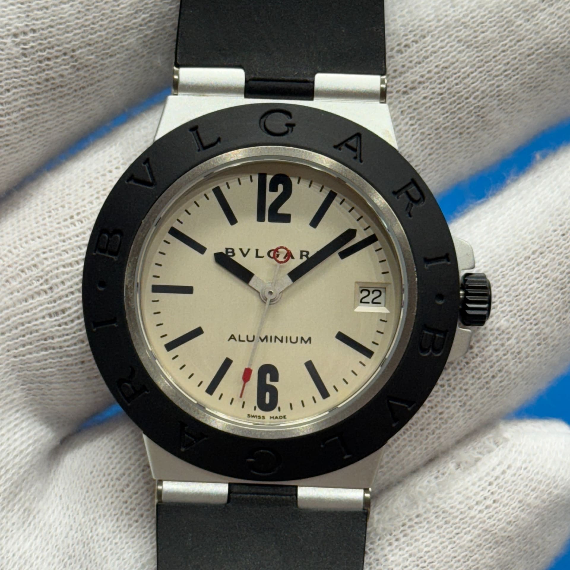 BVLGARI Aluminium AL 38 TA Aluminium White 2000 | Dealer | EveryWatch
