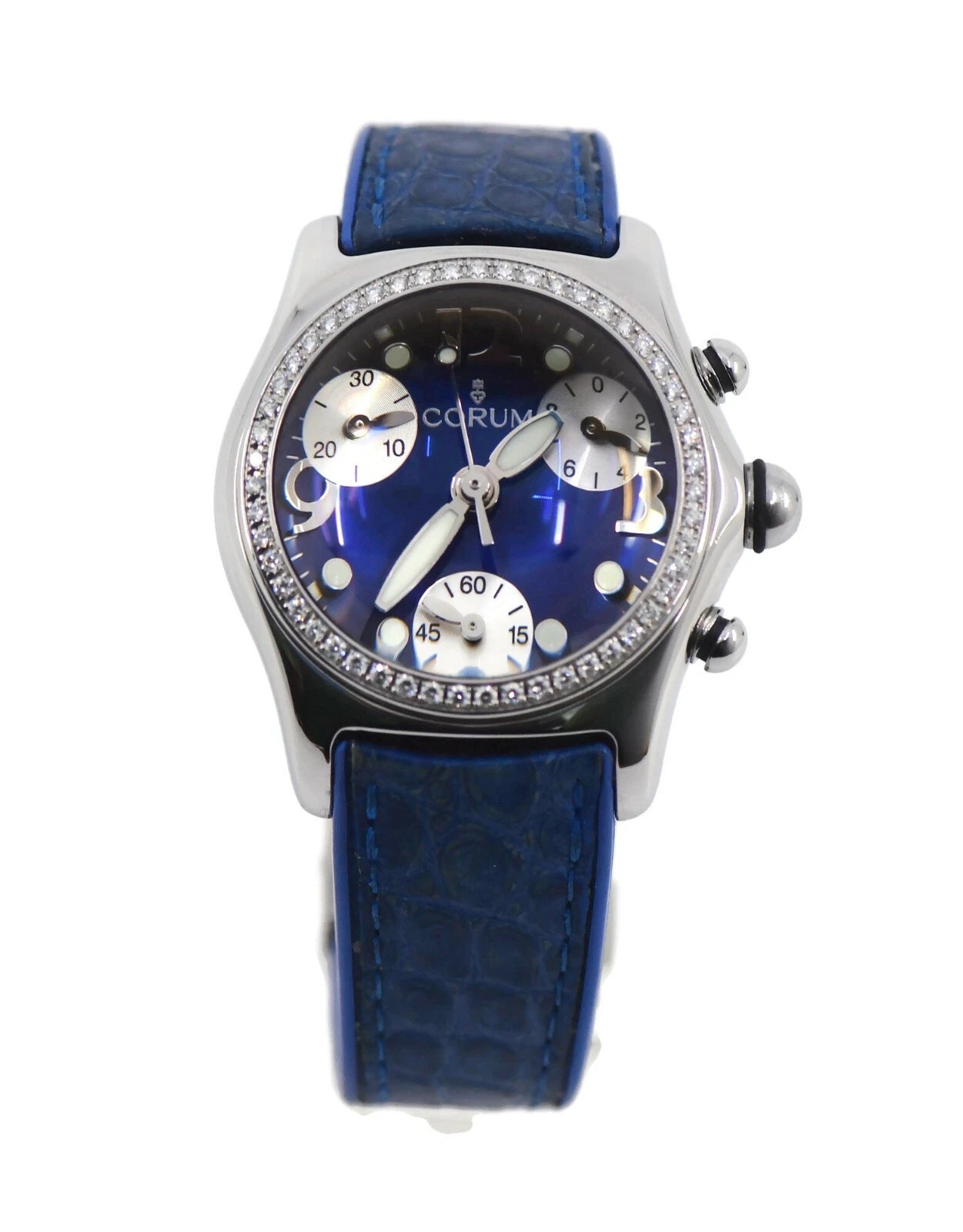 Corum Bubble 196.250.20 Stainless steel Blue 2007 Sweden | Dealer