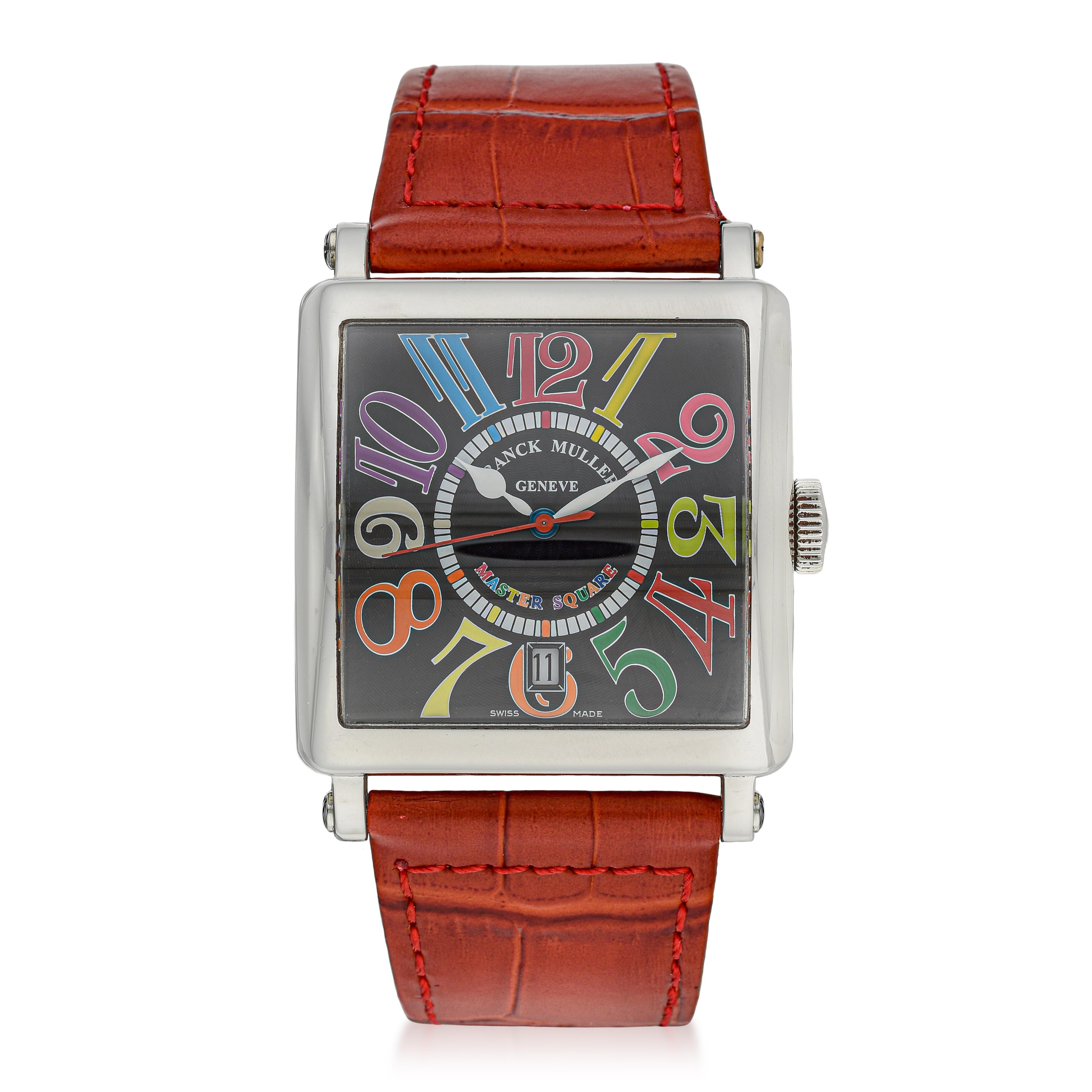 Franck Muller Master Square 8000 H SC DT Stainless steel Black