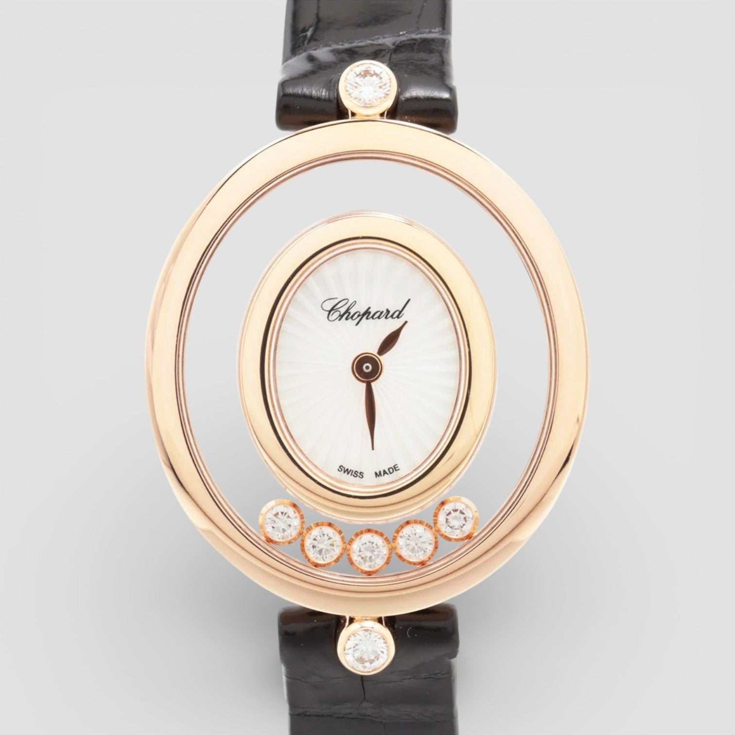 ショパール Chopard 20/4801 ハッピーダイヤモンド K18YG 3Pダイヤ クォーツ レディース _666611 Chopard - ショパール Chopard 20/4801 ハッピーダイヤモンド K18YG 3P