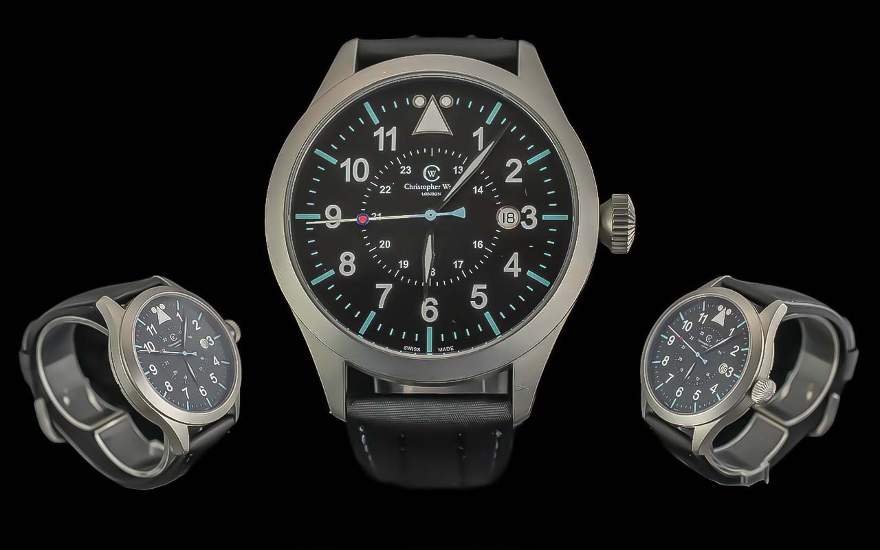 Christopher Ward C63-36ADA3-S00K-B0 Stainless steel Black 2023