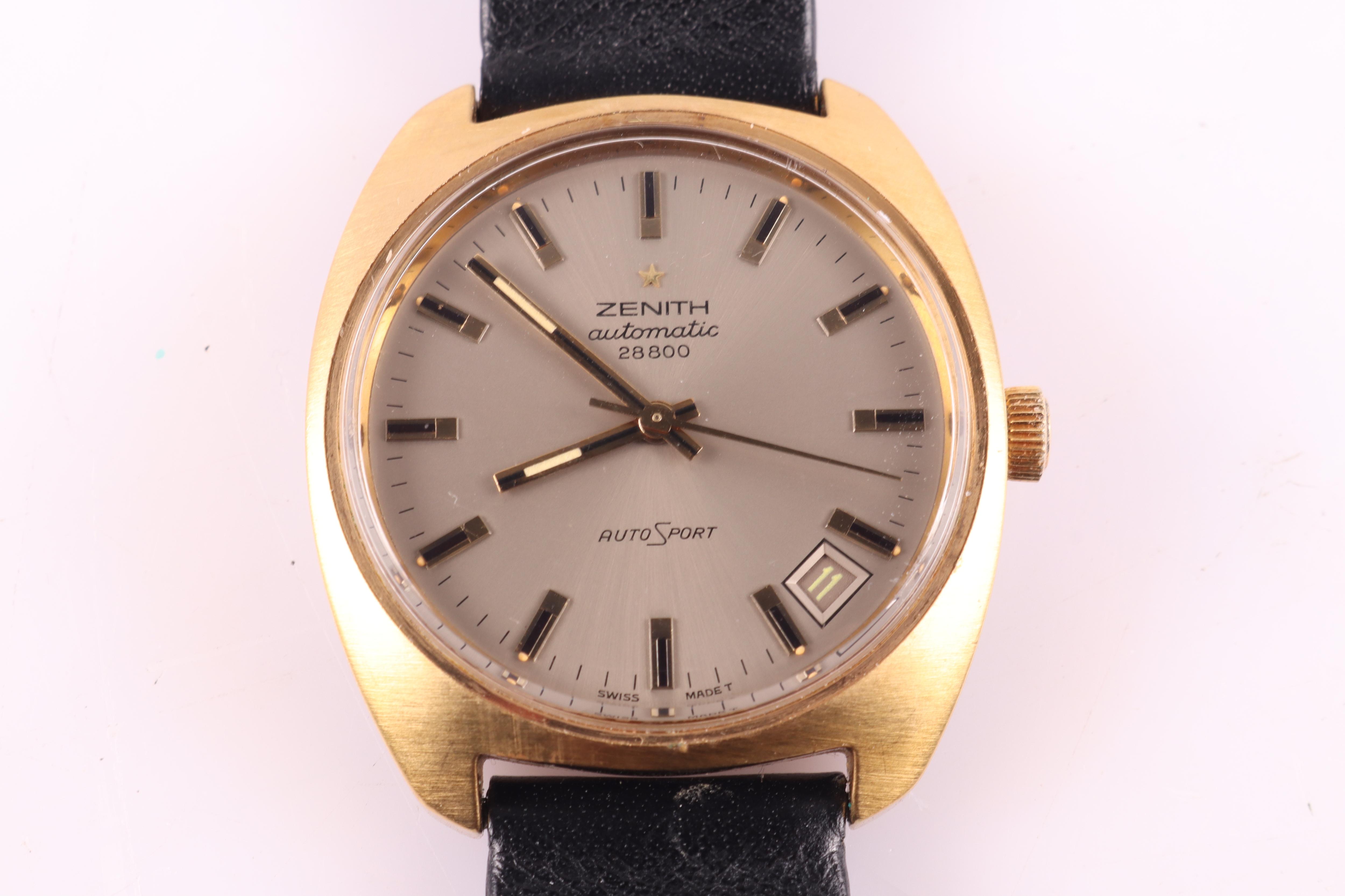Zenith Autosport 20.1291.290 Yellow gold and Metal Cream 1970
