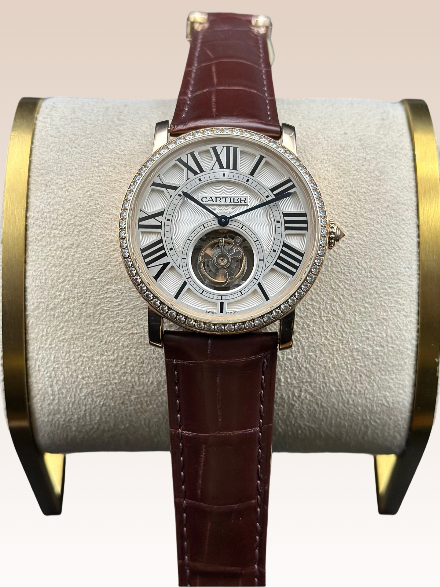 Cartier Santos Ronde 81913 Yellow gold and Stainless steel White