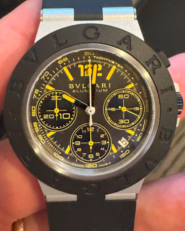 BVLGARI Aluminium Gran Turismo 103893 Titanium Gray Japan | Dealer