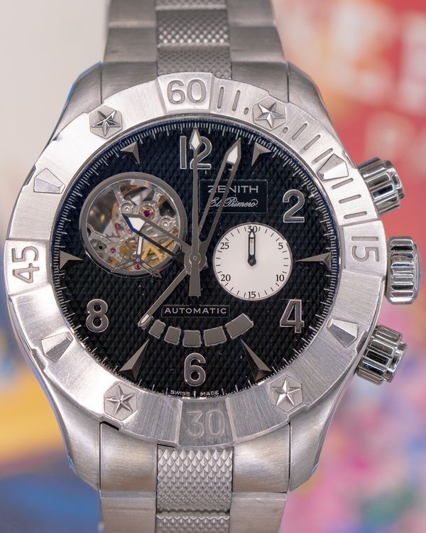 Zenith Defy El Primero 03.0526.4021 Stainless steel Black | Dealer