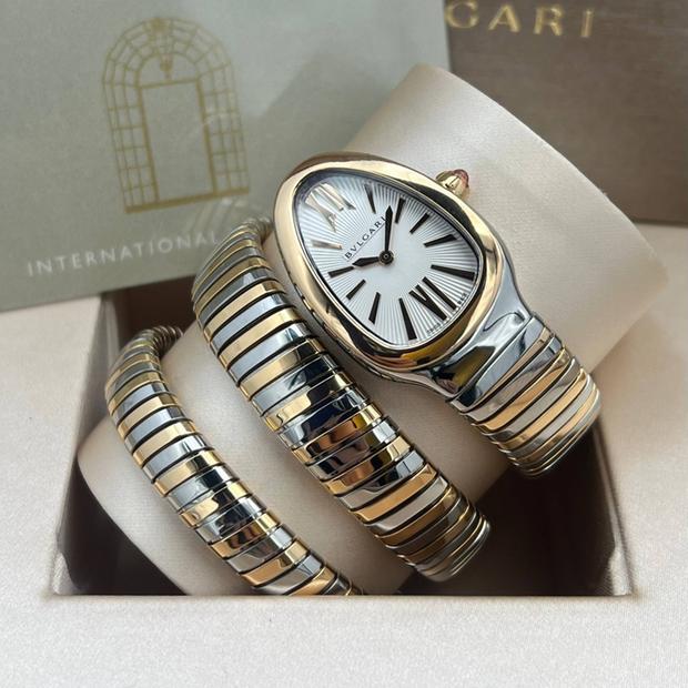BVLGARI Serpenti 102236 SP35C6SPG.2T Yellow gold and Stainless