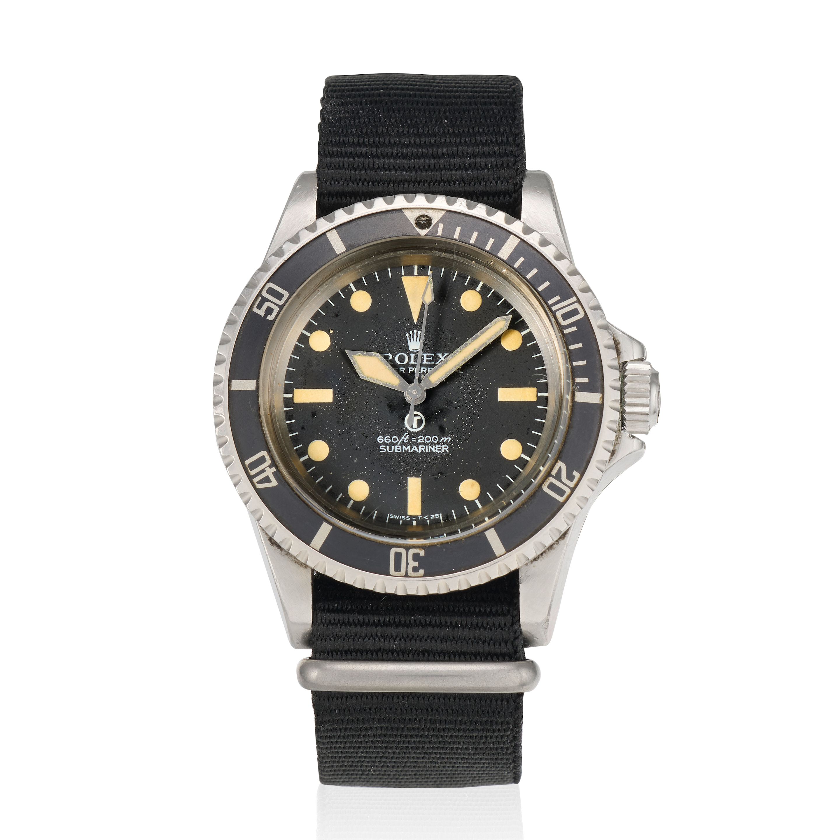 Rolex Submariner 5513 Stainless steel Black 1971 | Important