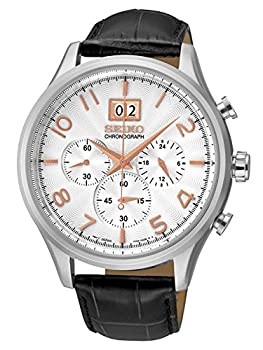 Seiko Chronograph 7T86-0AC0 ( ) Stainless steel White Japan