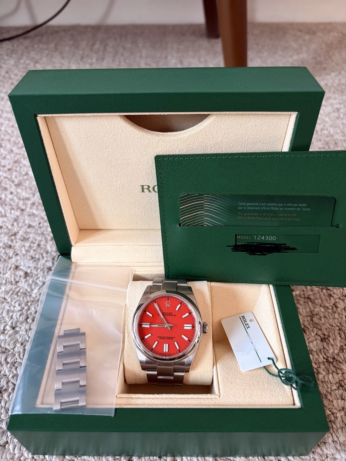 ROLEX OYSTER ボックス Rolex Oyster Perpetual 4467 Rose gold Cream 1946 Monaco