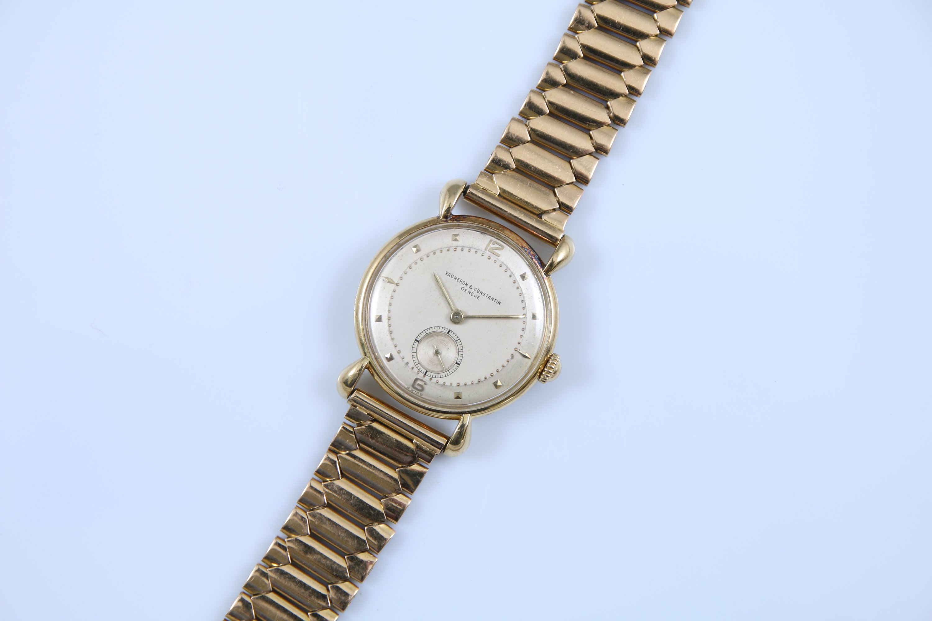 Vacheron Constantin Teardrop 4126 Rose gold Champagne 1945