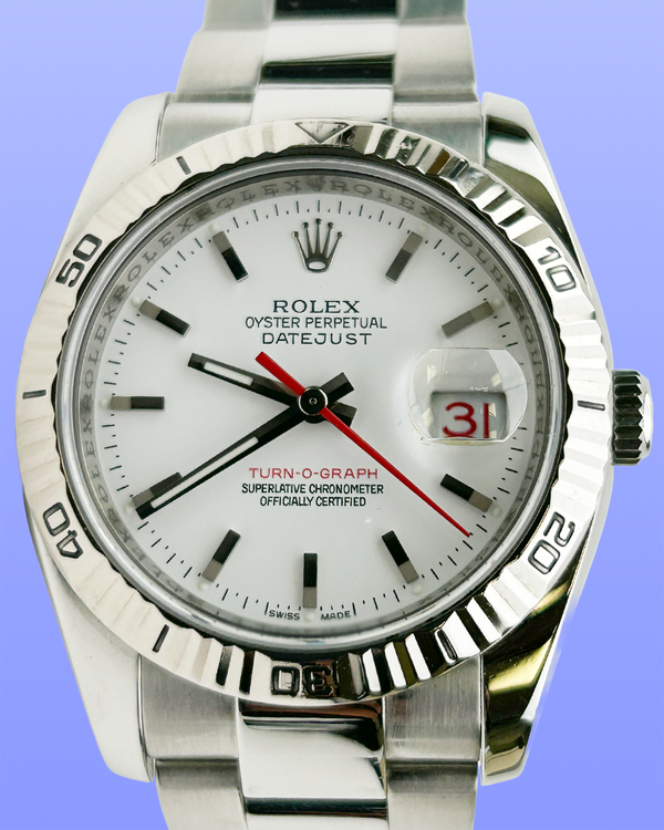 専用ページです Rolex Datejust Turn-O-Graph 116264 White Dial – Belmont Watches