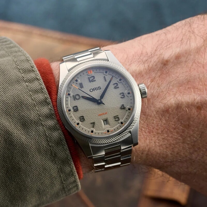 Oris Big Crown 01 733 7805 4163-07 8 20 04LC Stainless steel Gray