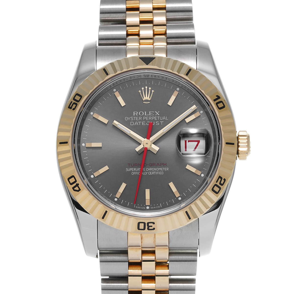 Duane 出品 Rolex Datejust Turn-O-Graph 116263 Stainless steel Black Japan