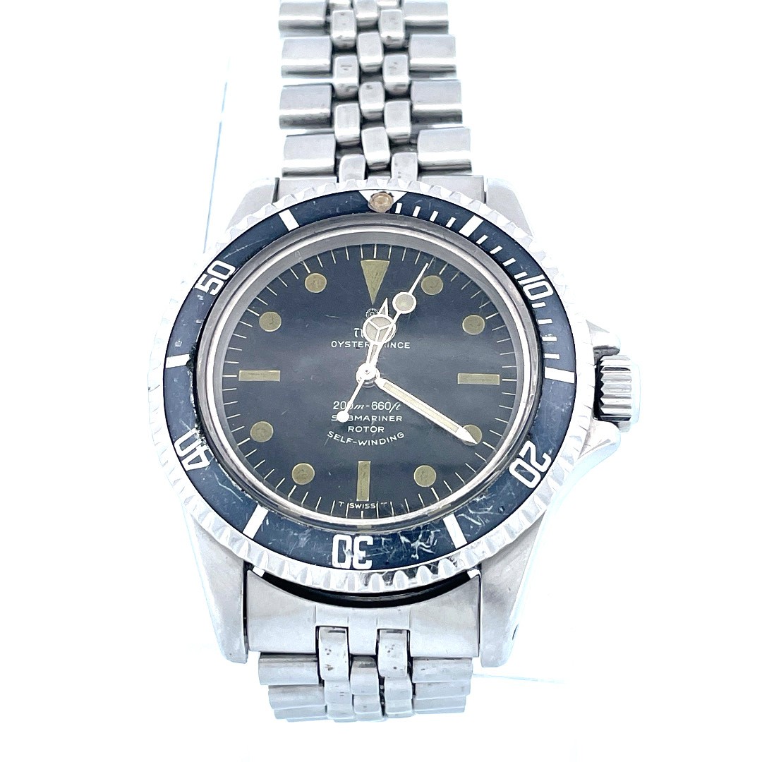 7016/0ヴィンテージカスタム SUBMARINER 小薔薇　Cal.2824 Tudor Submariner 7016/0 Stainless steel Black 1968 United States