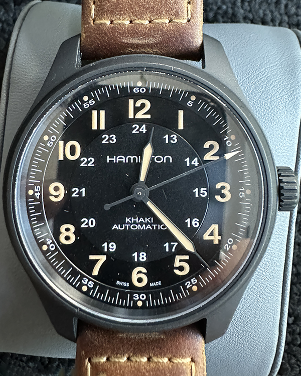 Hamilton Khaki Field H684410 Stainless steel Black Belgium