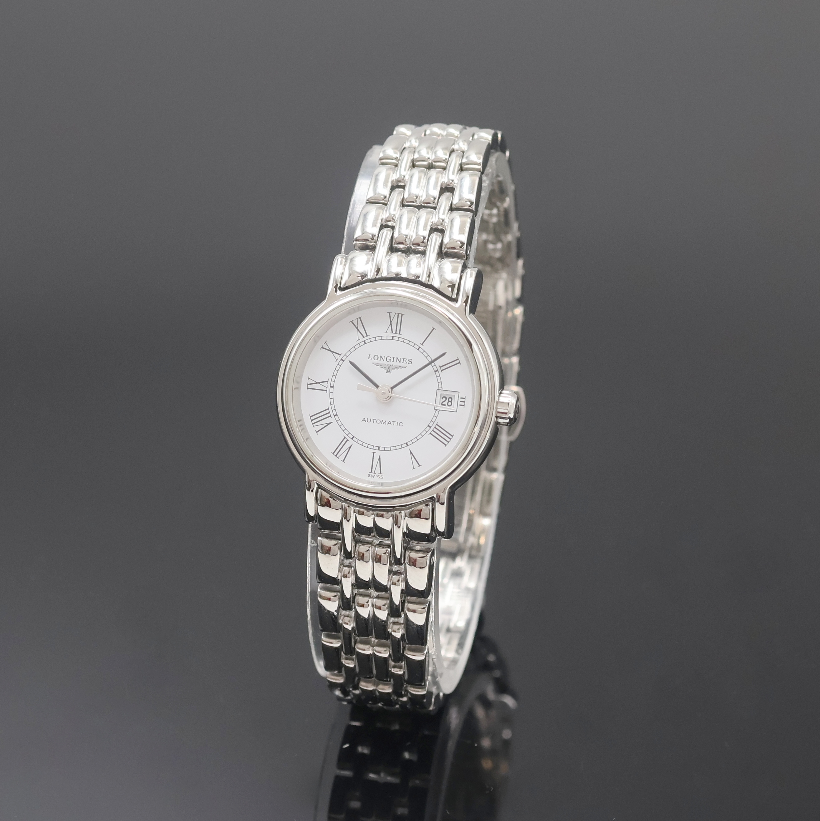 Longines Presence L4.790.4.11.2 Stainless steel White 2016 