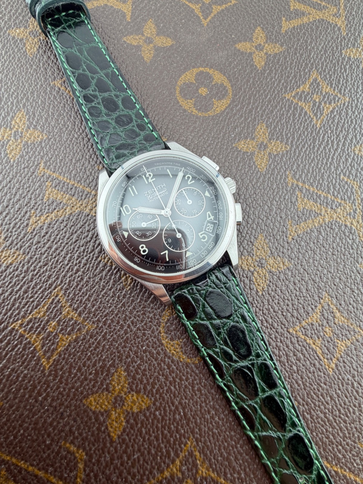 Zenith El Primero Chronograph 18.2045.400/57.C494 Rose gold Blue