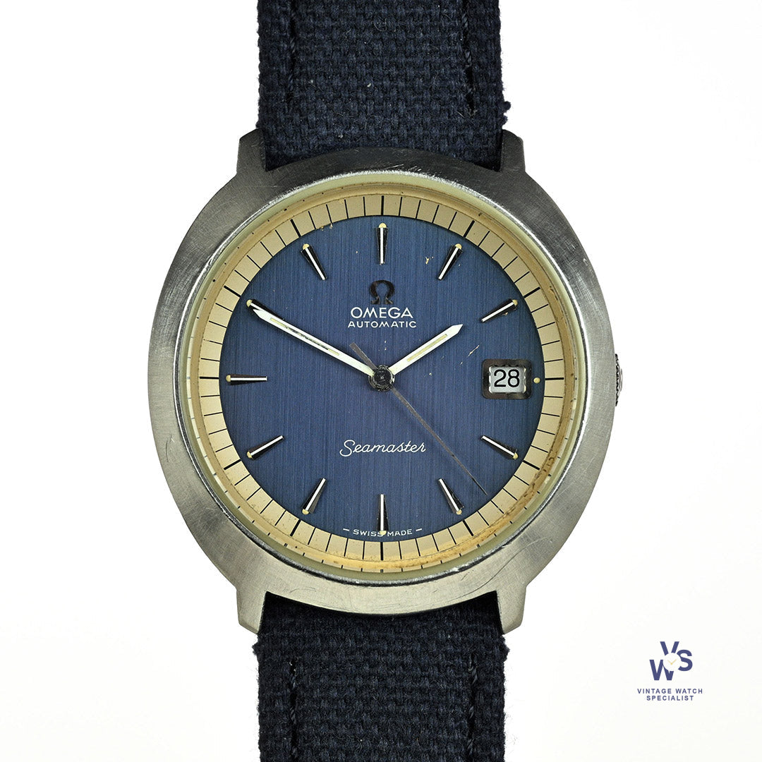 OMEGA オメガ シーマスター Ref.166.090 Omega Seamaster 166.090 Stainless steel Blue 1970 United Kingdom