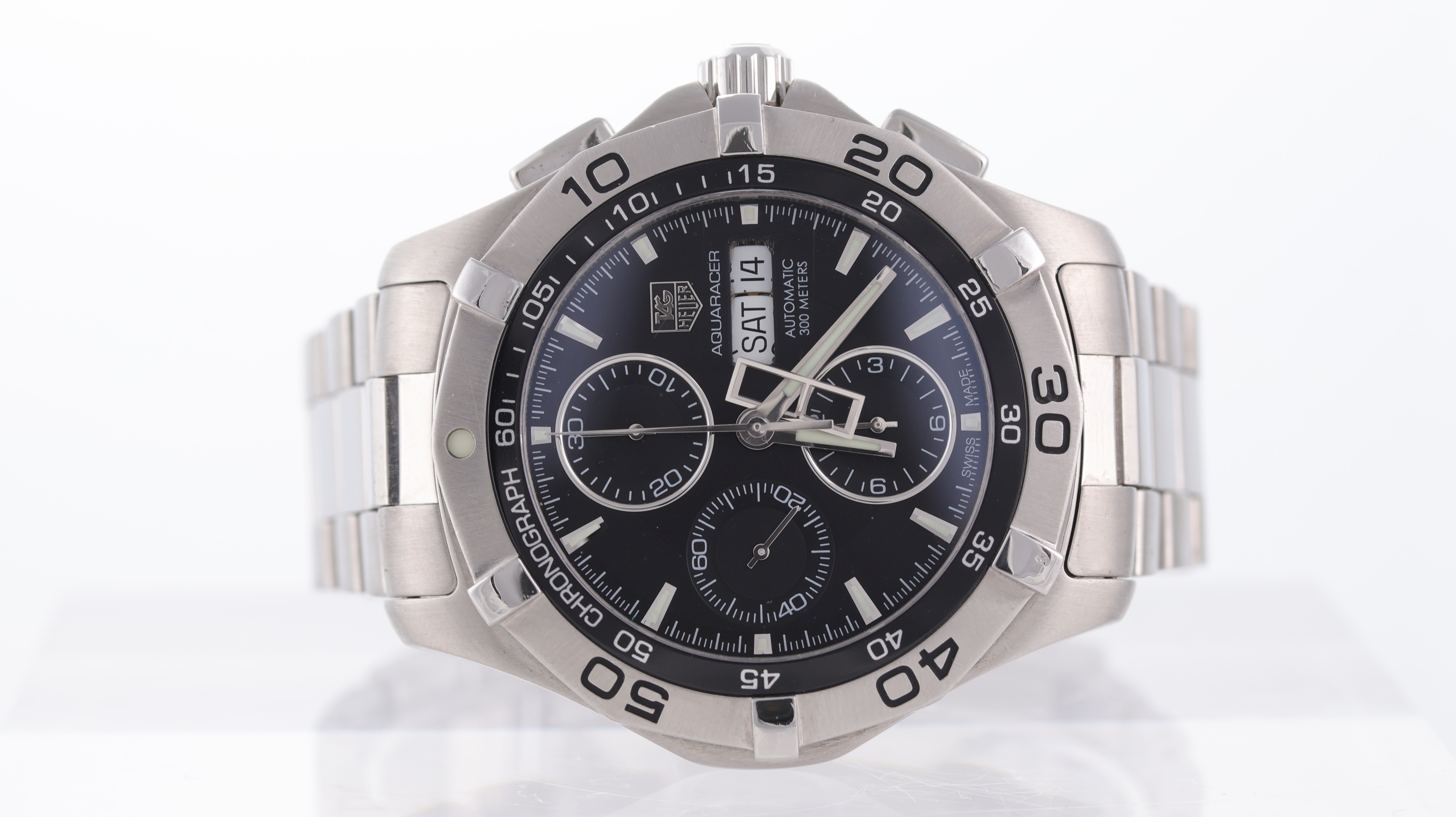 TAG Heuer Aquaracer CAF2010 Stainless steel Black | Dealer 