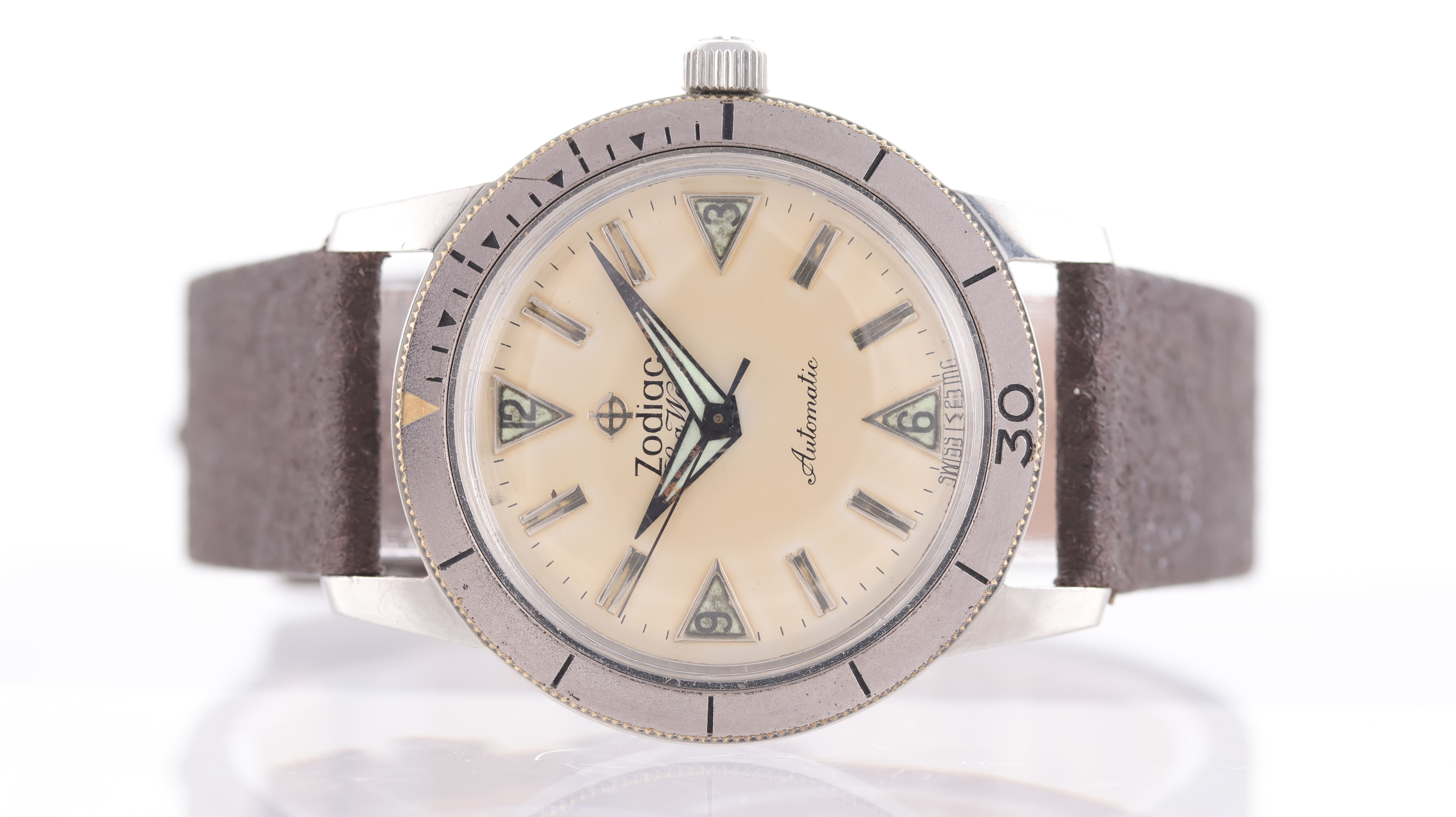 Zodiac Sea Wolf 702-916 Stainless steel Silver 1960 | Dealer