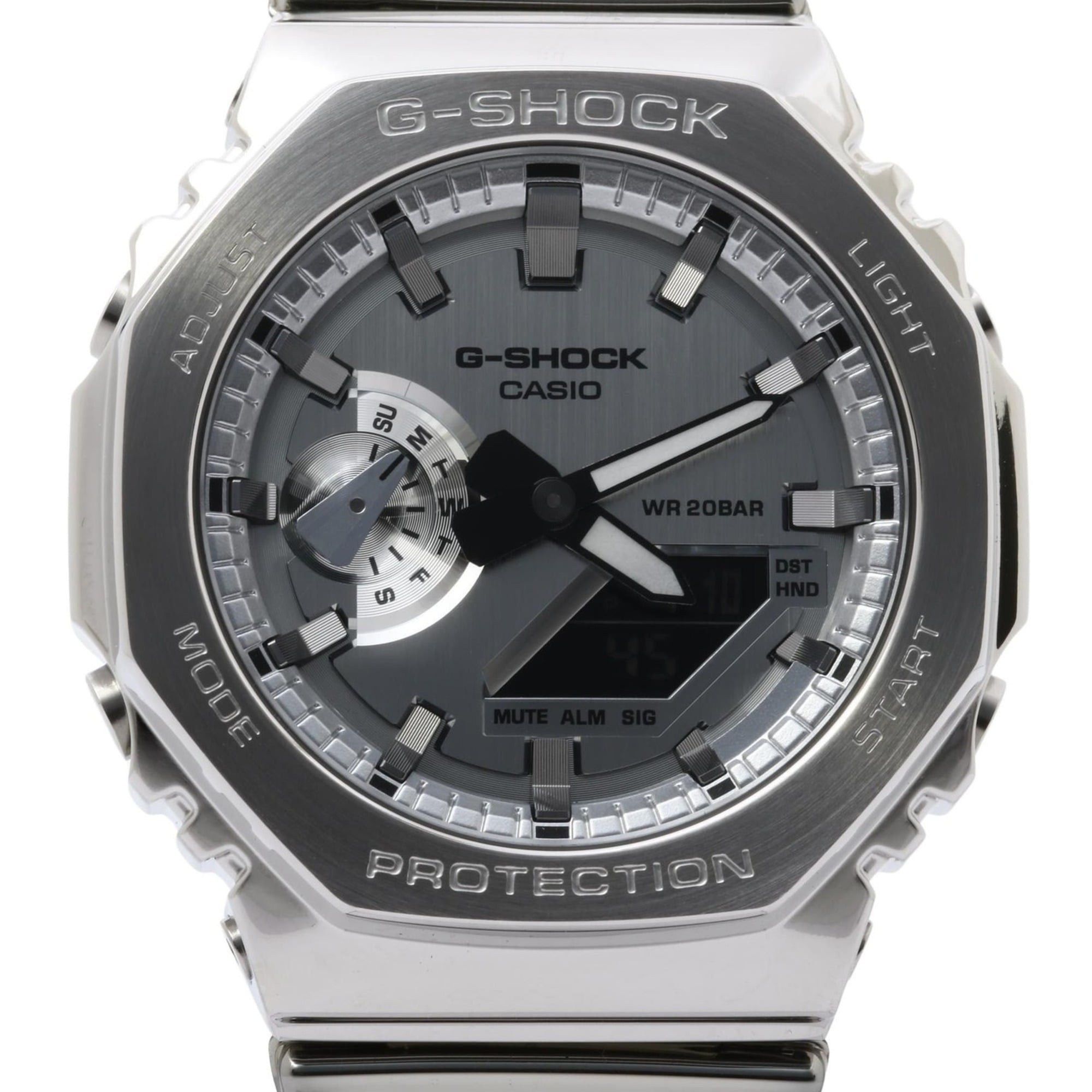 CASIO 5611 G-SHOCK GA-2110ETグレー Casio G-Shock 5611/ GA-2110ET Stainless steel Gray 2020