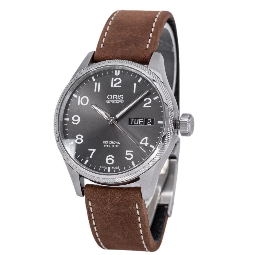Oris Wrist Alarm 418-7451-63-61 Stainless steel White 1992 Hong