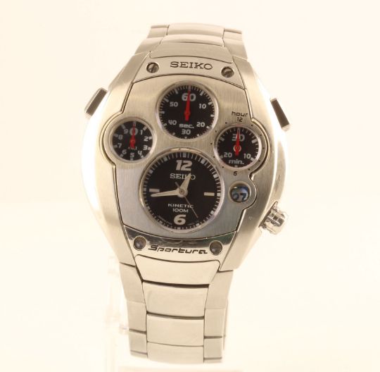 Seiko Sportura 5M42-OE39 Stainless steel Silver 2000 Netherlands