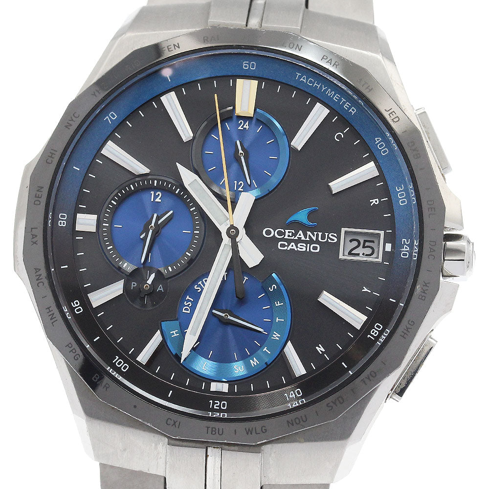 Casio Oceanus OCW-S400-2AJF Titanium Blue | Dealer | EveryWatch
