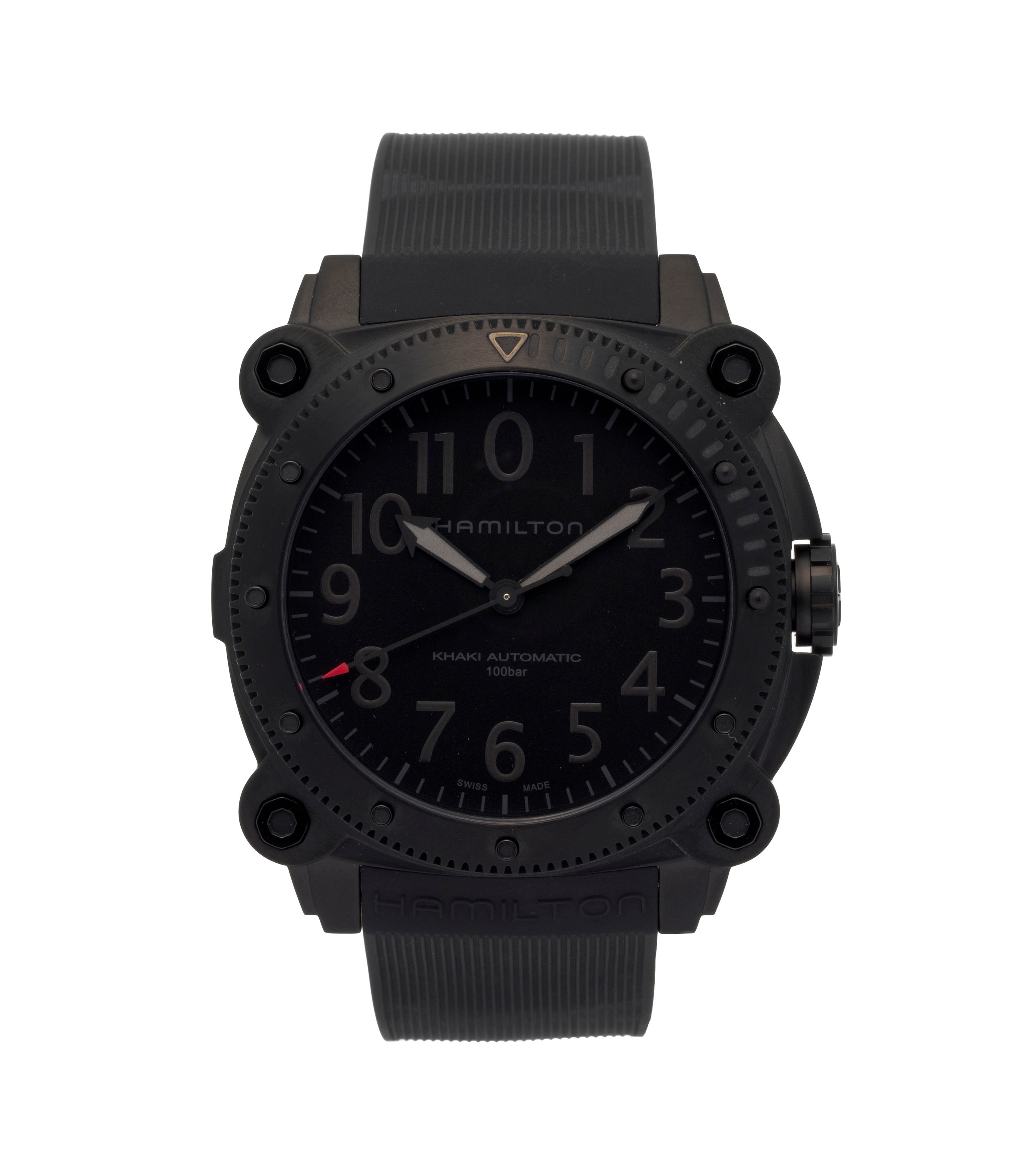 HAMILTON カーキ ビロウゼロ H785550 Hamilton Khaki Navy BeLOWZERO H785550 Stainless steel Black Japan