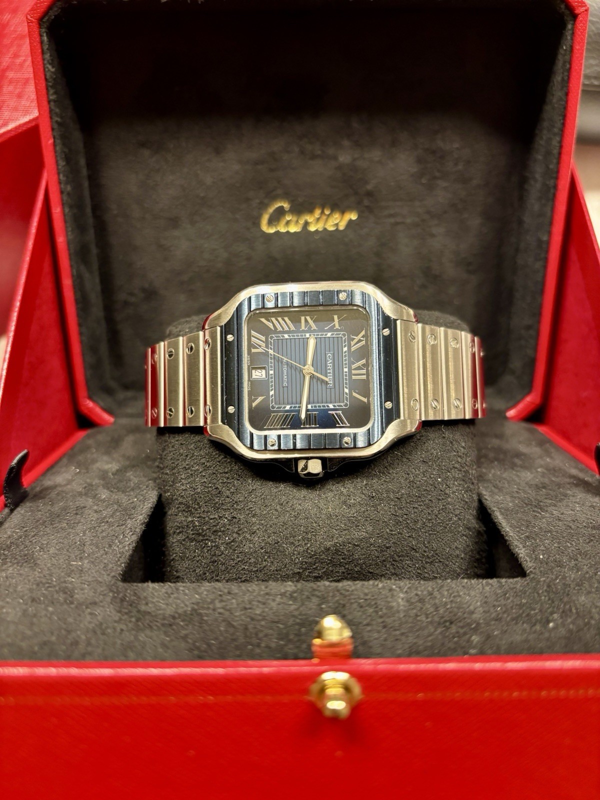 Cartier Santos de Cartier WSSA0048 Stainless steel Blue | Dealer 