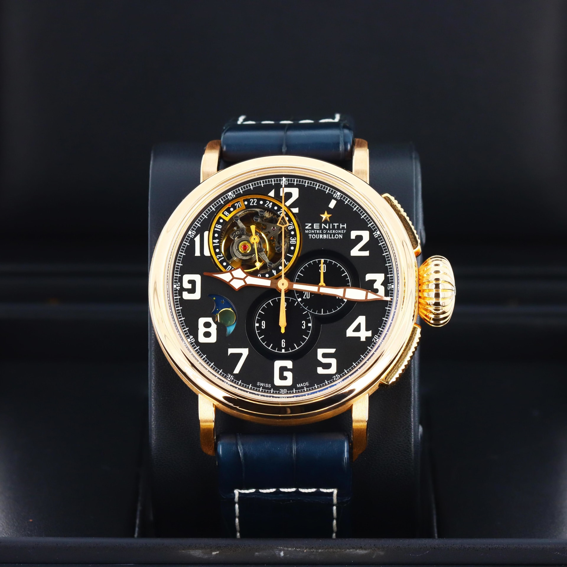 Zenith Pilot Type 20 18.2430.4034/21.C721 Rose gold Black 2014