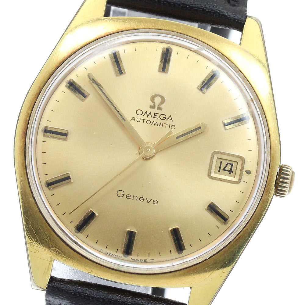 725.2 稼働品 OMEGA geneve オートマ ゴールド 562.018 Omega Geneve