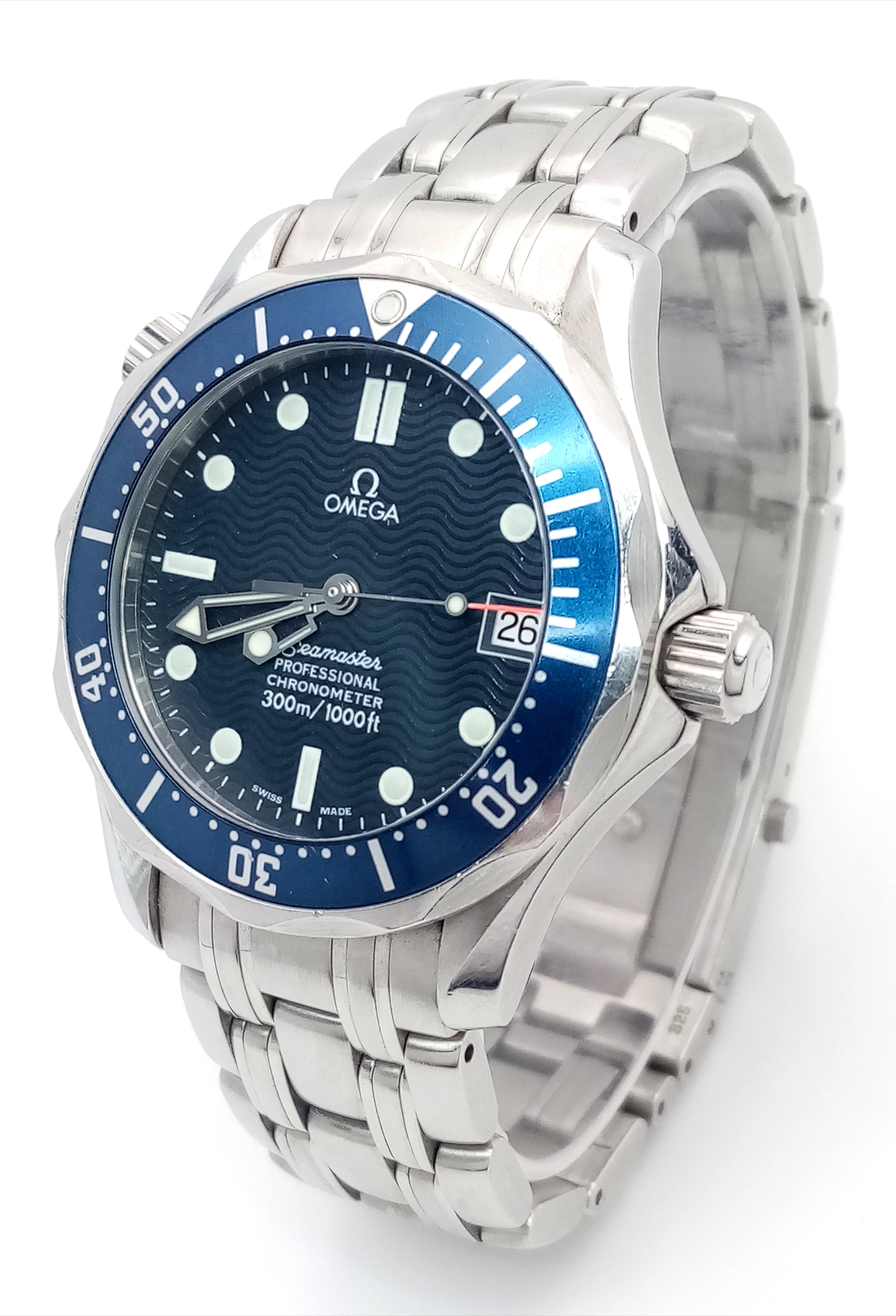Omega Seamaster Professional 196 1640 Stainless steel Blue 1999
