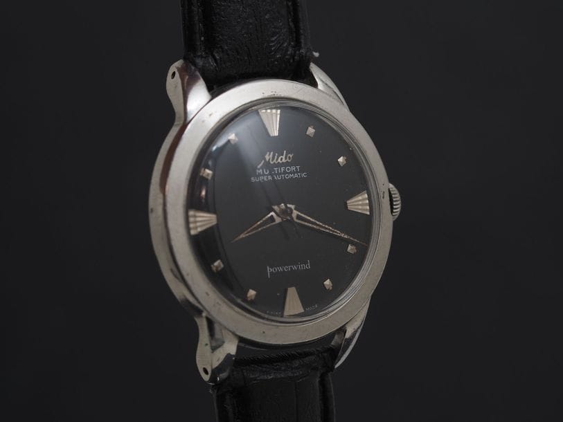 Mido Multifort M025.627.36.061.00 Stainless steel Black | Dealer