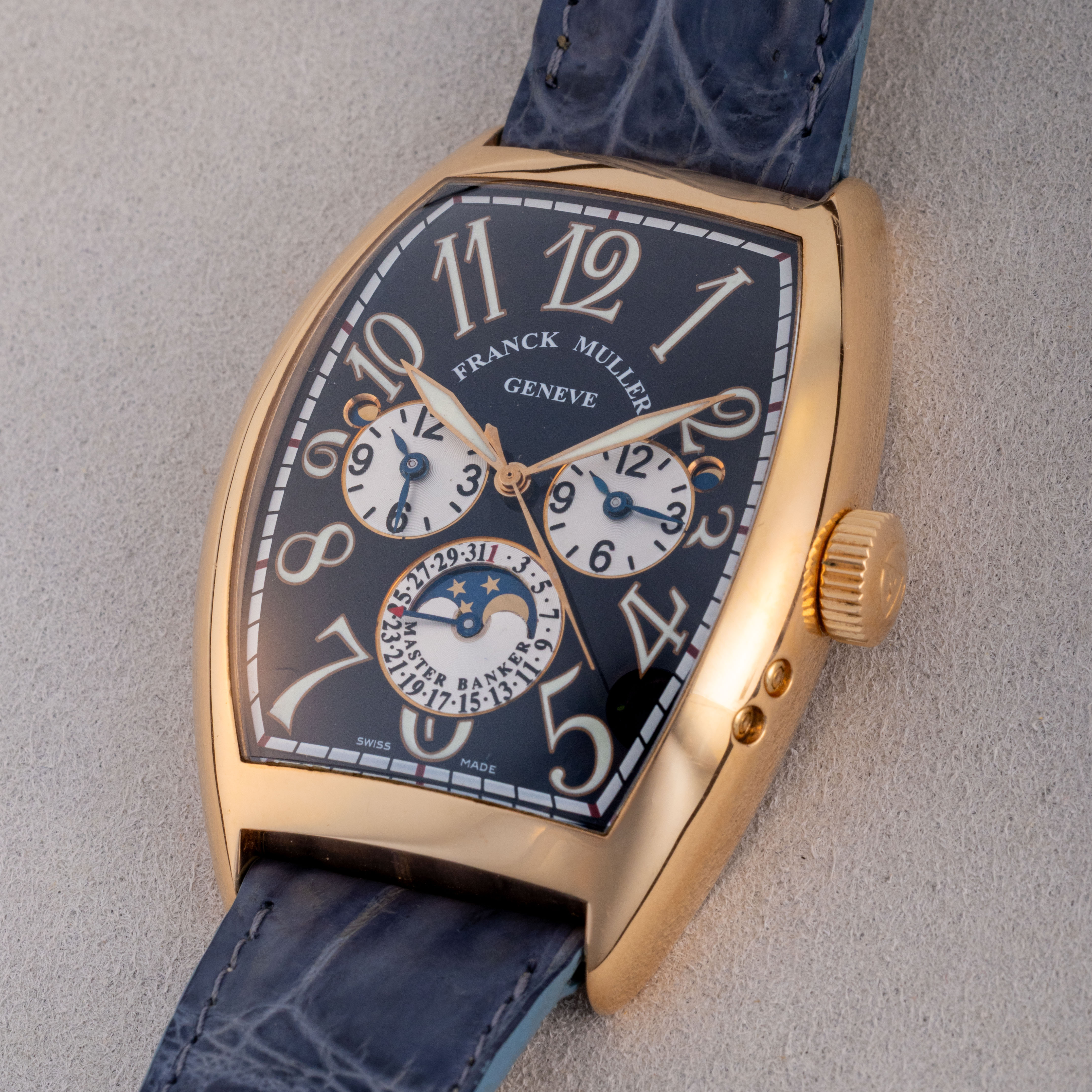 Franck Muller Master Banker 8880 MB L DT 18k rose gold Black 2010