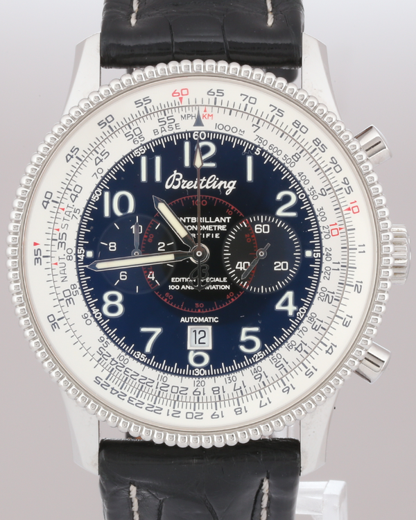 Breitling Montbrillant H48330 18k rose gold Black 2000 | No