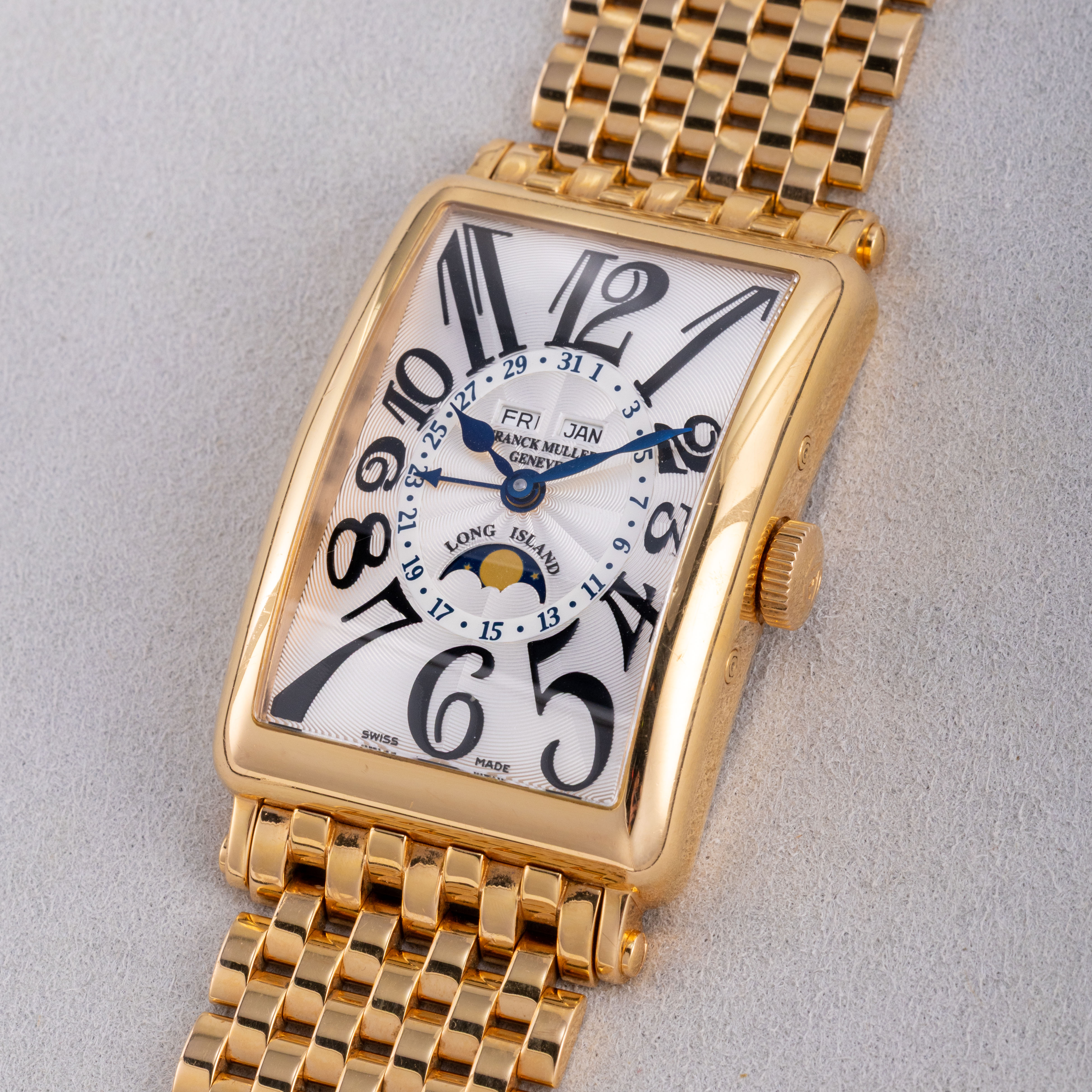 Franck Muller Long Island 952 QZ D 1R COL DR 5N 18k rose gold