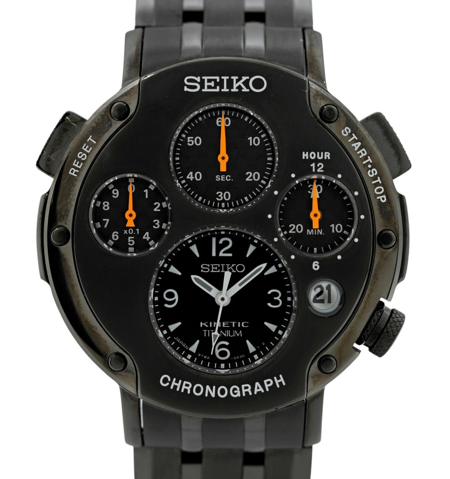 Seiko Sportura SNA749 Stainless steel Black | Dealer | EveryWatch