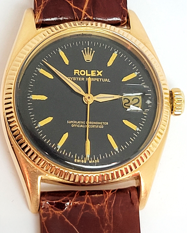 Rolex Datejust 6605 Stainless steel Black 1957 | Dealer | EveryWatch