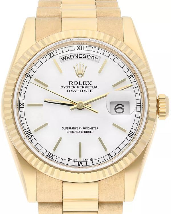 Rolex Day-Date 118 399 / 118 200 White gold 2000 | Important