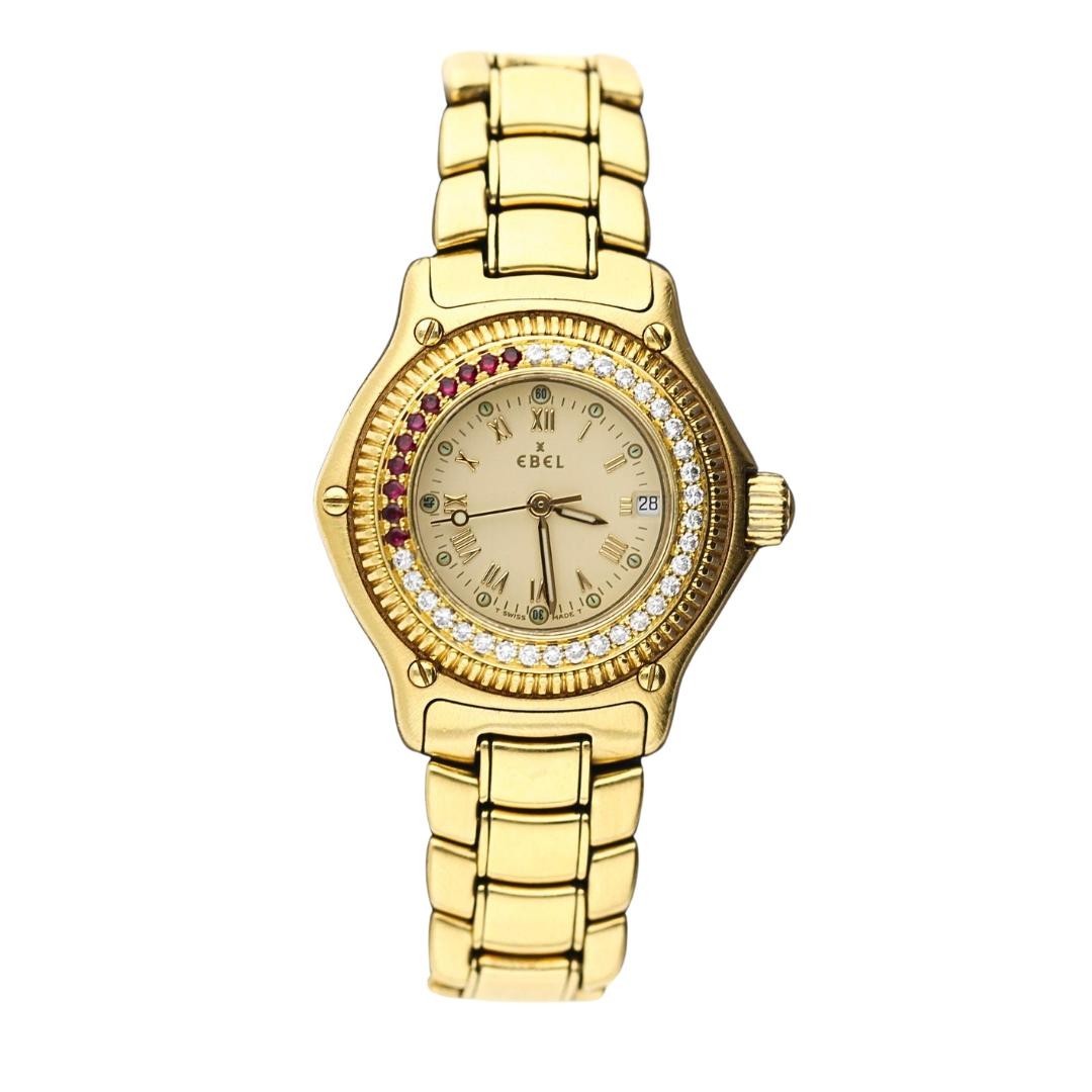Ebel Discovery 183913 Yellow gold Black 1996 | Modern & Vintage