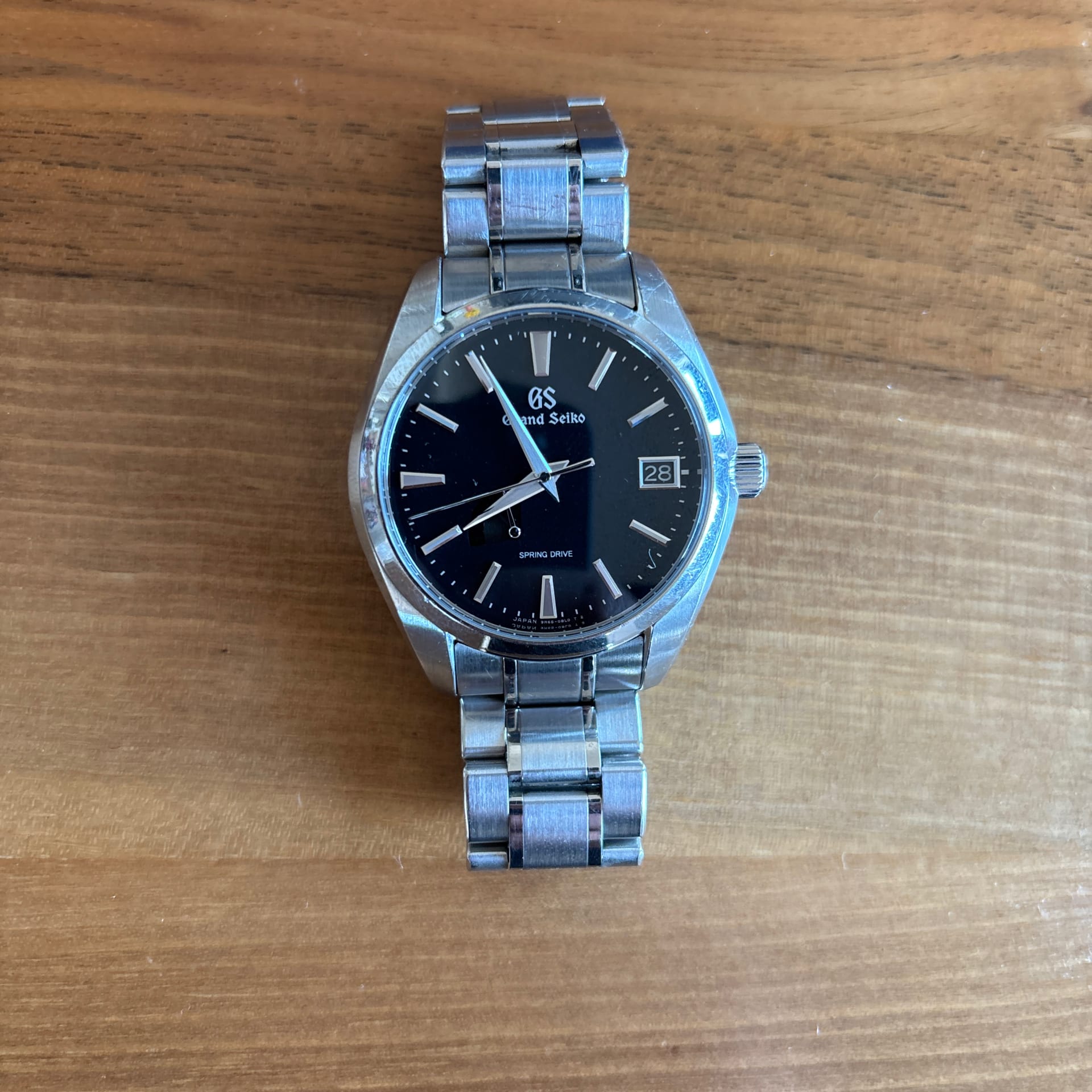 Grand Seiko Spring Drive SBGA301 Stainless steel Black | Dealer 
