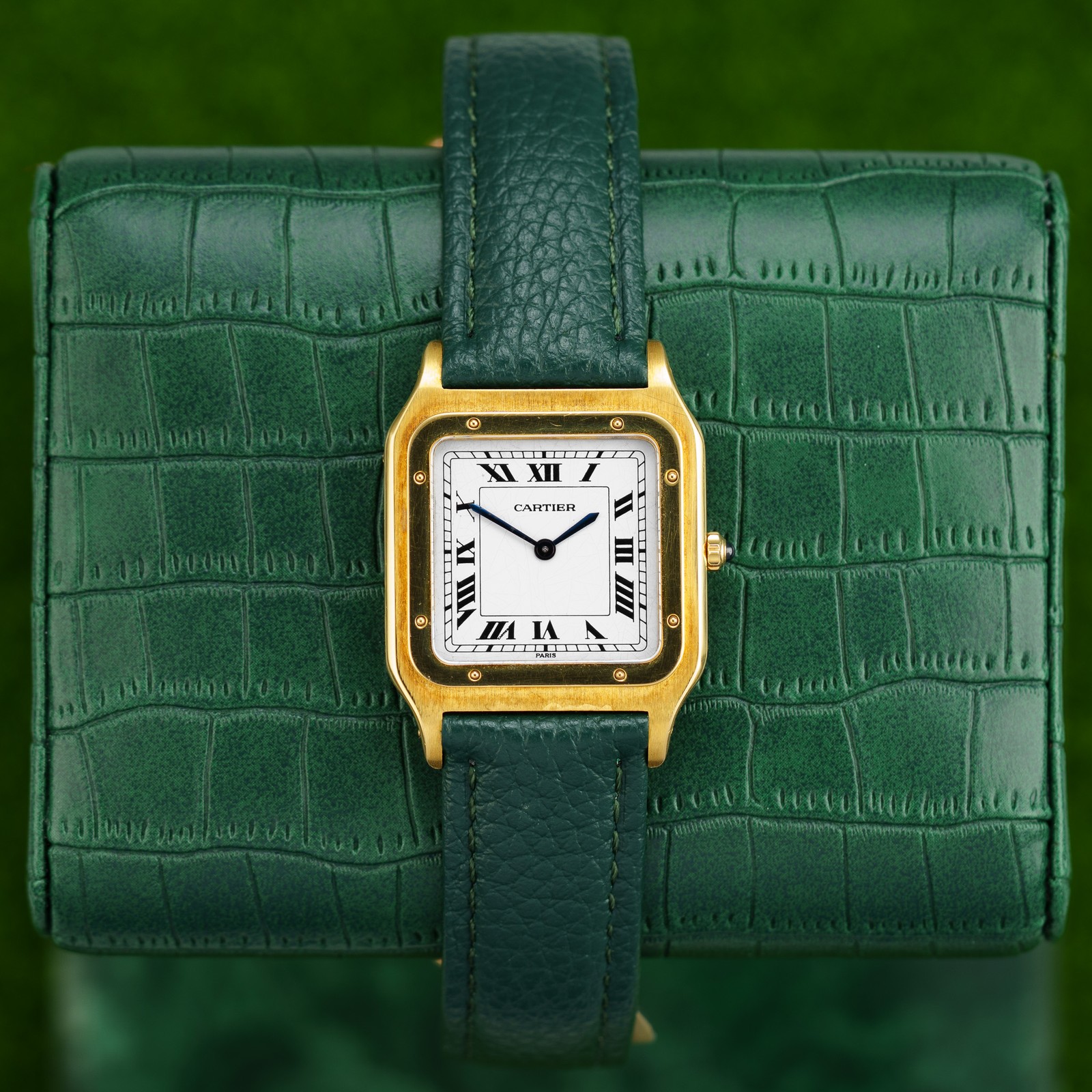 アルム出品 Cartier Santos Dumont 96054 Yellow gold White 1985 United Kingdom