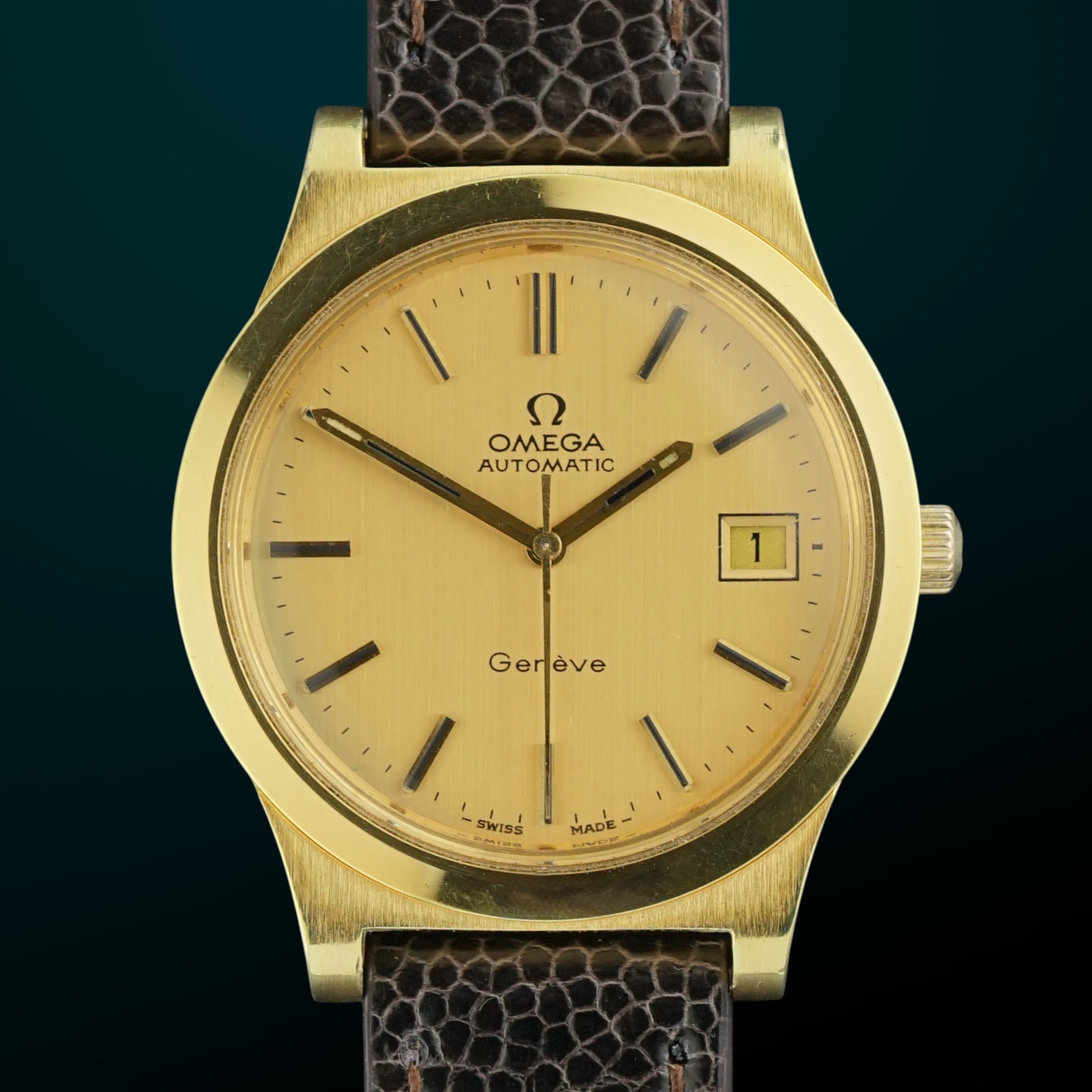 Omega Genève 166.0168 Gold-plated Golden 1974 Netherlands | Dealer