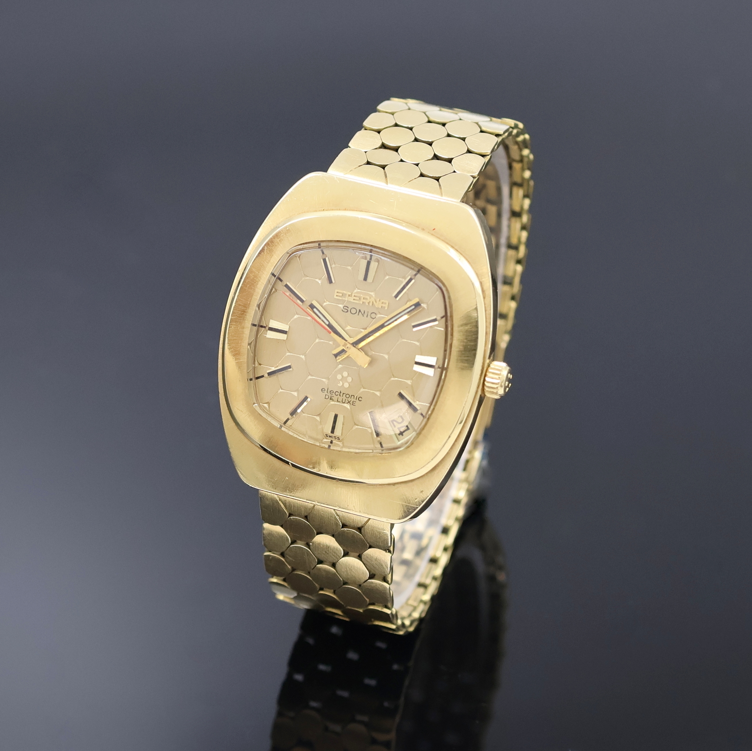 Eterna Yellow gold Blue 1989 | Dealer | EveryWatch